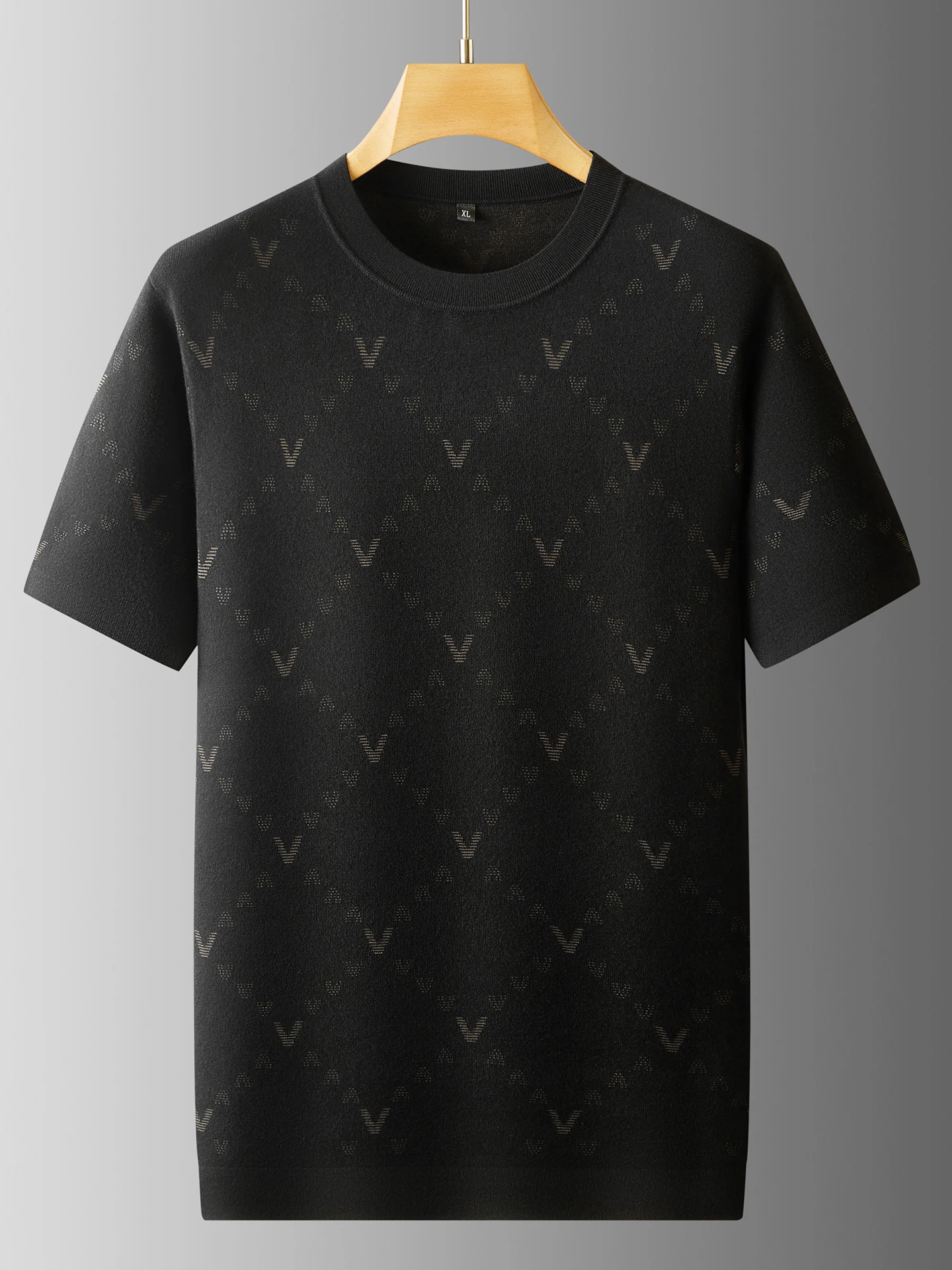 

Мужской свитер из высококачественной шерсти большого размера, свободного кроя, модный, осенне-зимний базовый слой