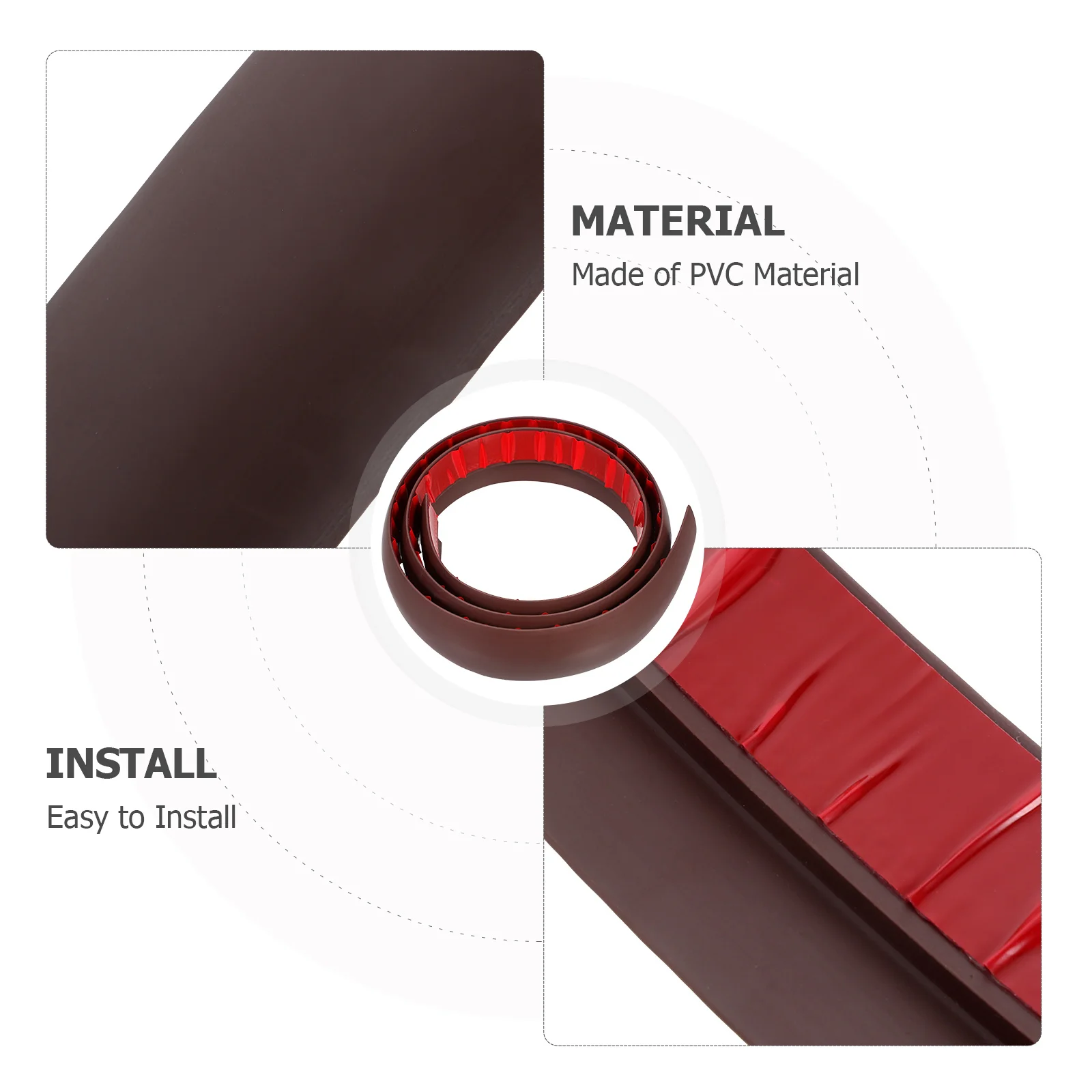 ذاتية اللصق مقاوم للماء بولي كلوريد الفينيل الطابق متفوقا قطاع السجاد الطابق الانتقال قطاع غطاء عتبة المدخل لبلاط الخشب