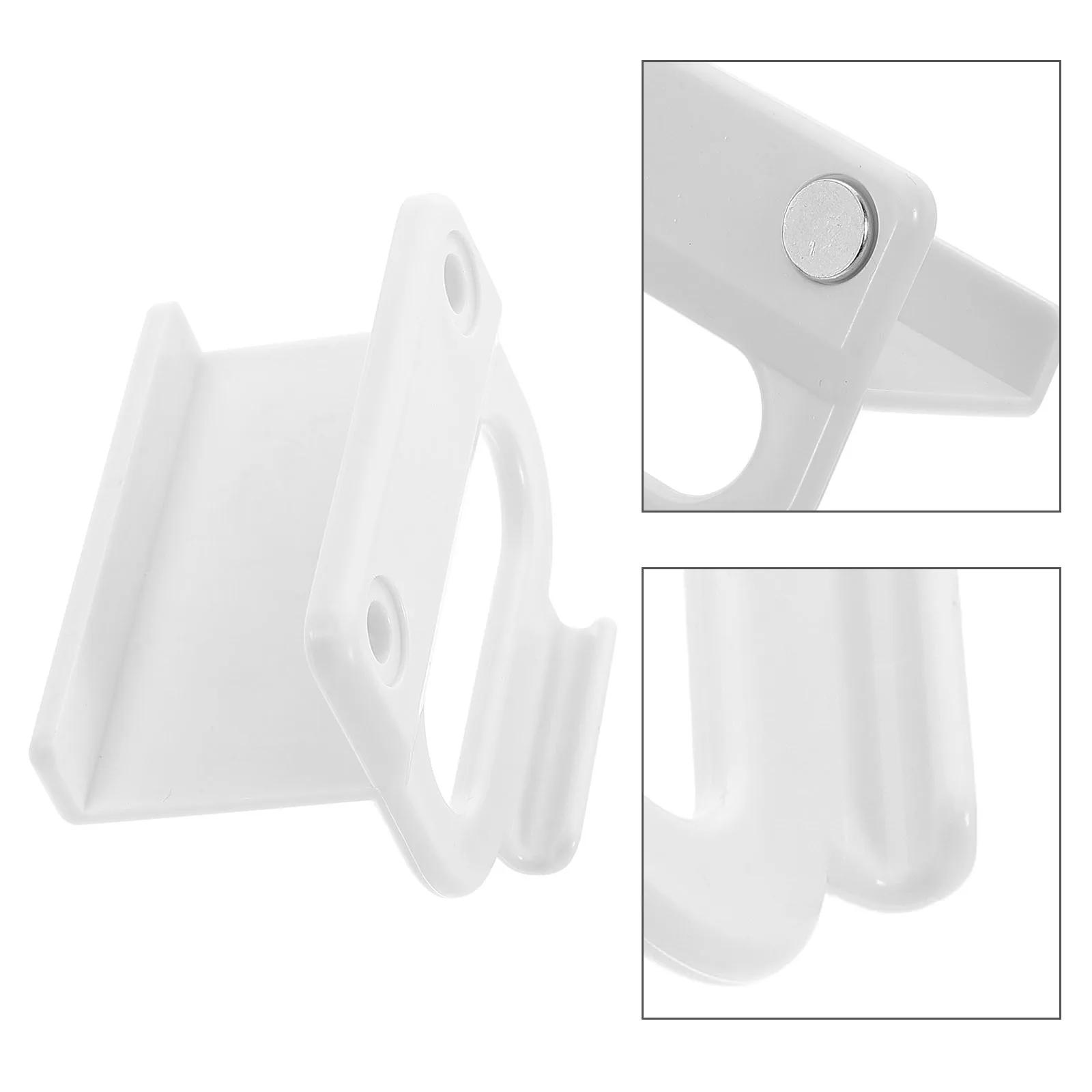 

Transparent Roller Shade Handle Easy Smooth Pull for Curtain Cold Cabinets Storage Commercial Home Use Plastic Accessory