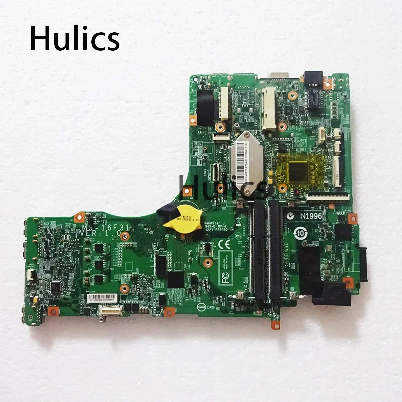 Hulics Used For MSI GT60 MS-16F3 X58F Notebook Motherboard MS-16F31 VER : 1.0 2.0 1.2 Laptop Mainboard