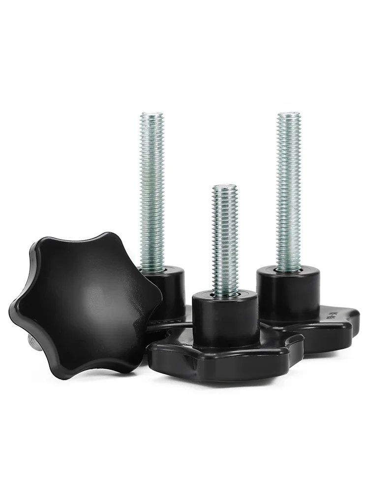 M4 M5 M6 M8 M10 M12 สกรูหัวดาวแบบมีเกลียวพร้อมด้ามจับ  วัสดุเบกาไลต์  สำหรับยึดและขันแน่น  อุปกรณ์อุตสาหกรรม  วัสดุพลาสติกและเหล็ก