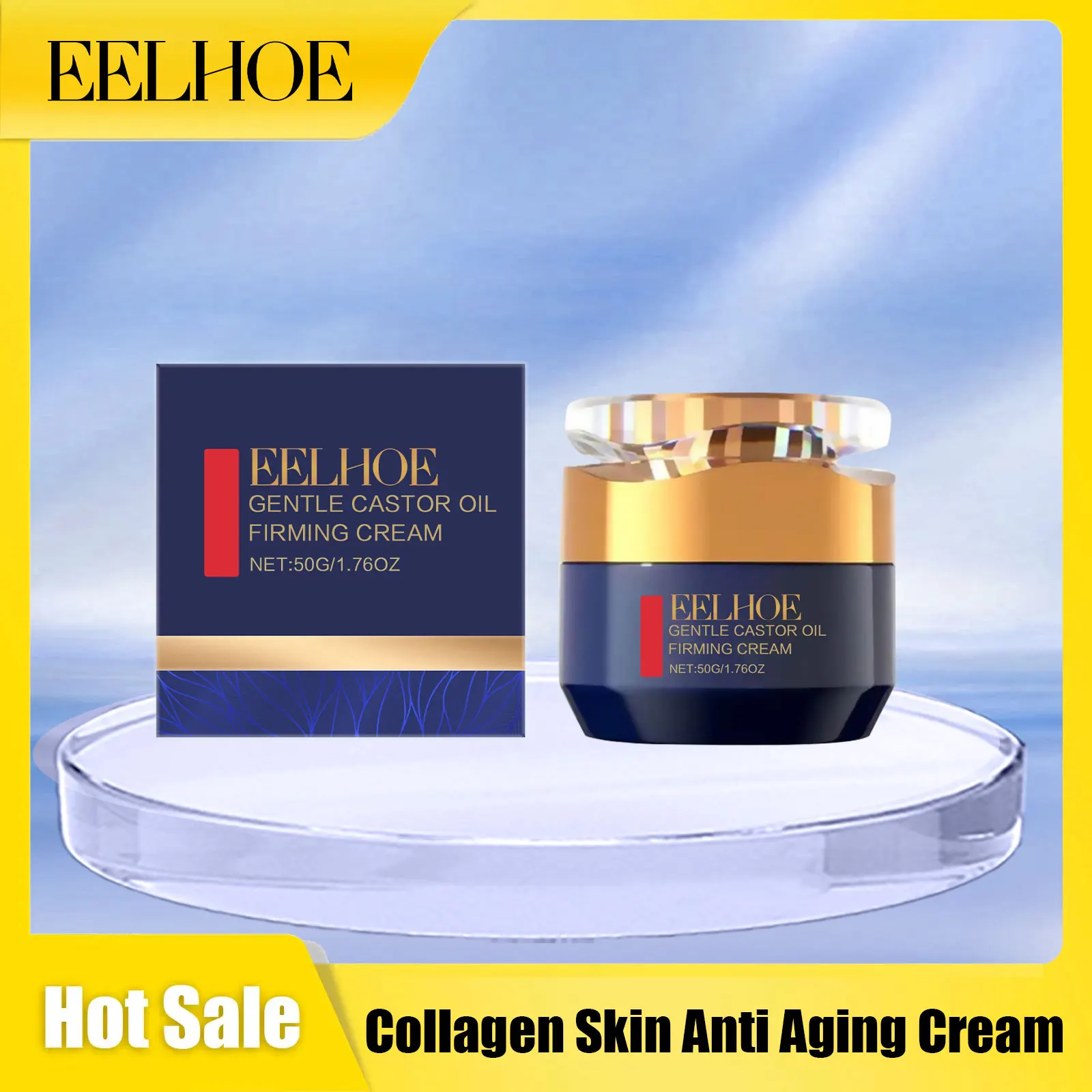 

Eelhoe Collagen Skin Anti Aging Cream Moisturize Lifting Improve Elasticity Nourish Dry Hydrating Brighten Body Firming Lotions
