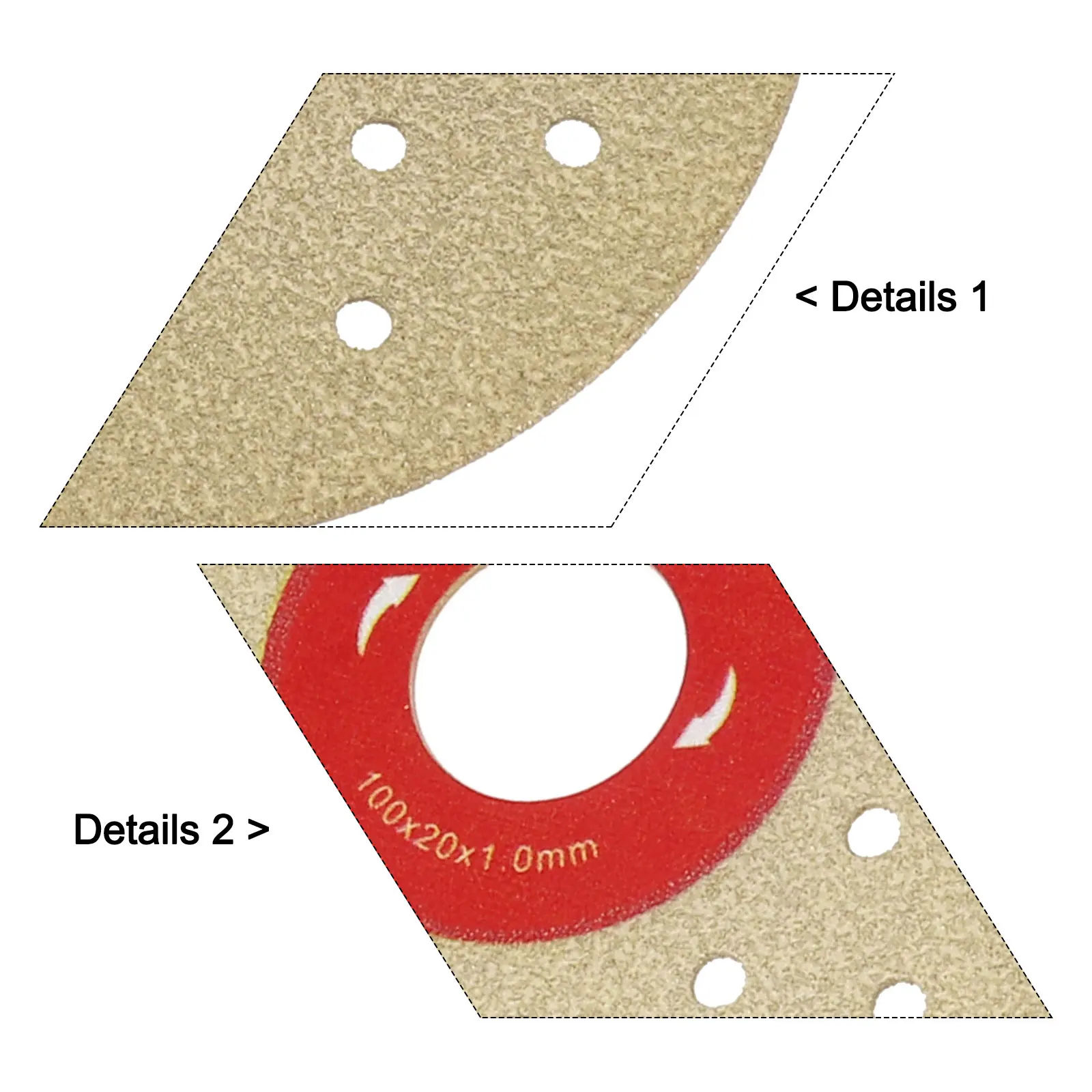 Diameter Inch Improve Work Efficiency Wet And Dry Grinding Disc Chamfering Cutting Dics Chamfering Cutting Effect