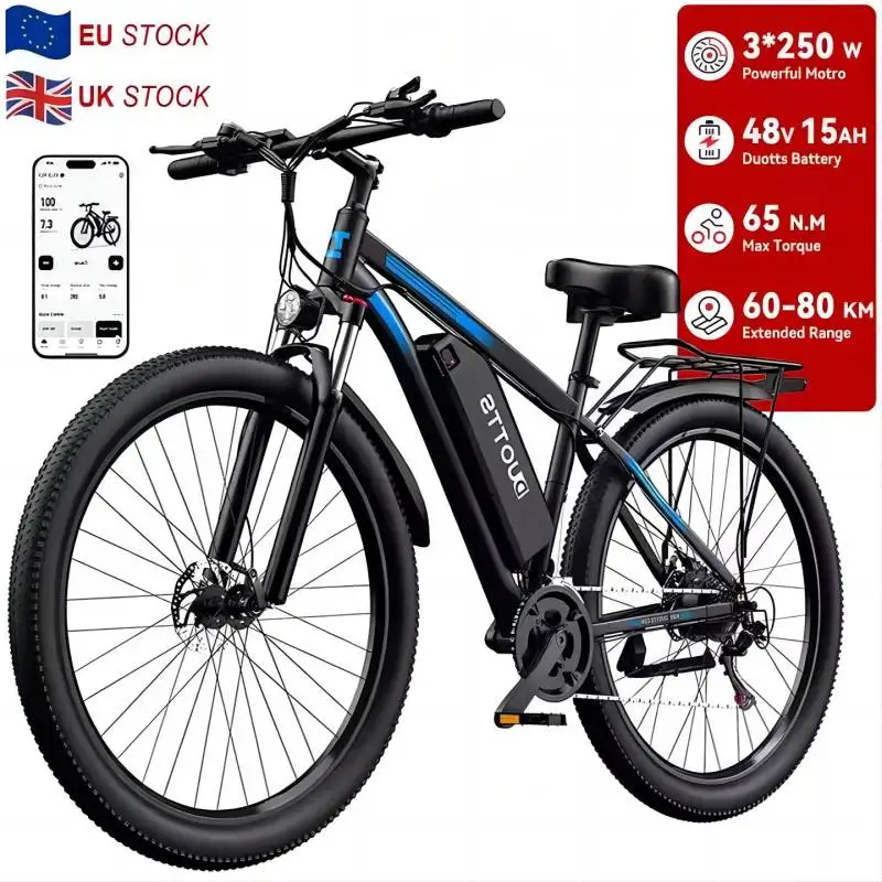 

Electric Bike 48V E Bikes E-bike 15AH Battery Disc Brake 29 Inch Tires Electric Bicycle