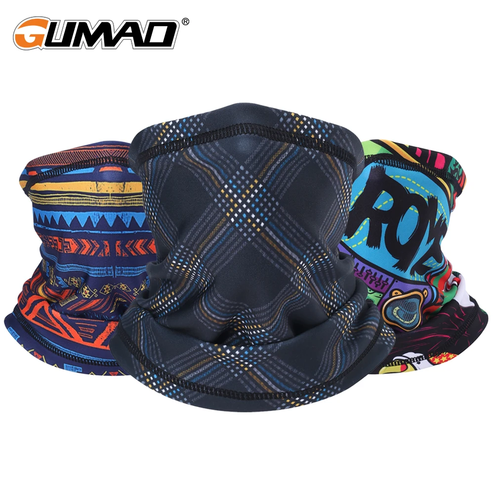 3D Neck Gaiter Warmer Winter Bandana Thermal Face Mask Cover Fleece Scarf Sports Cycling Skiing Hiking Biker Headscarf Men Women