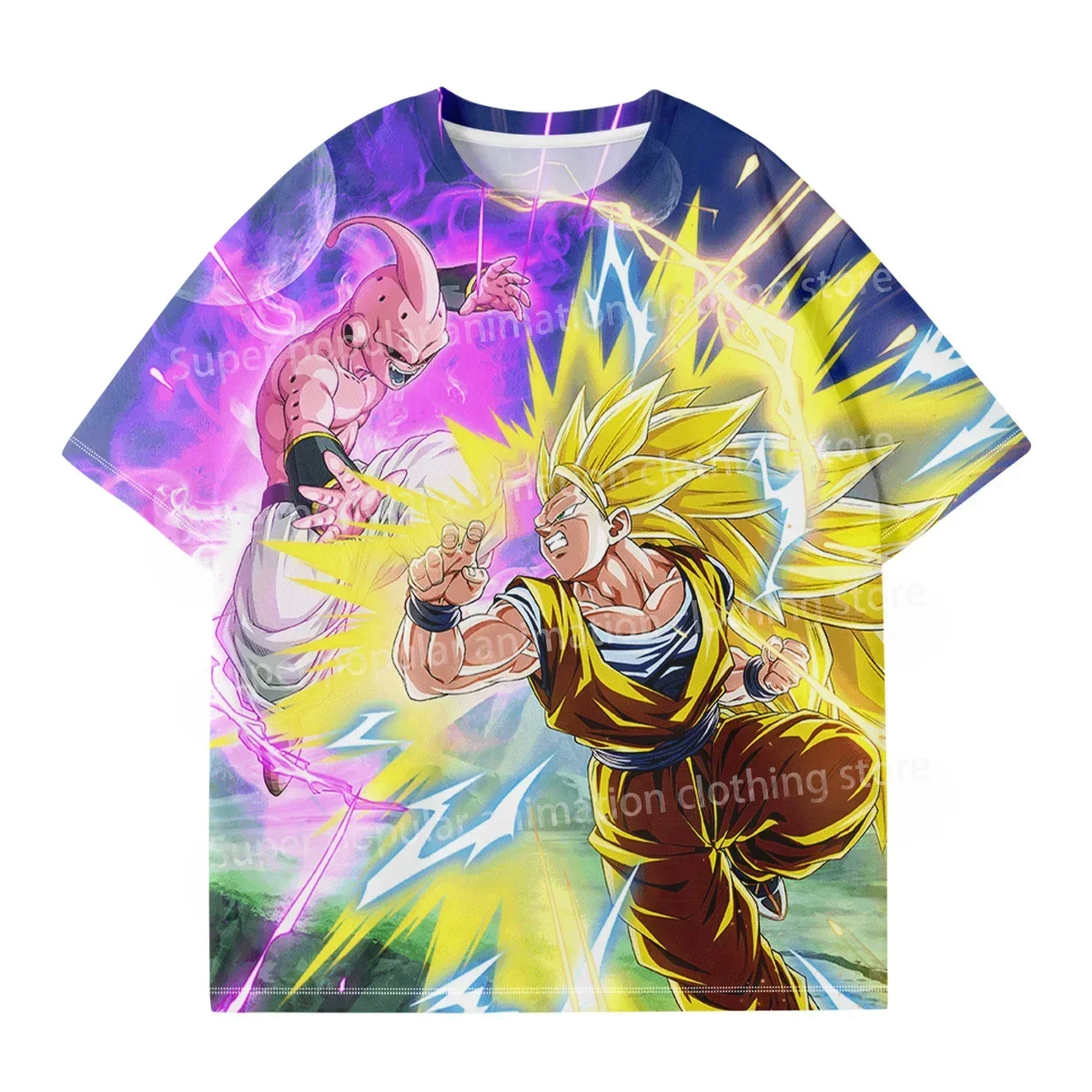 2025 Animazione estiva Dragon Ball Sun Wukong Stampa digitale 3D T-shirt ad asciugatura rapida Moda per bambini adulti Top Casual Y2K