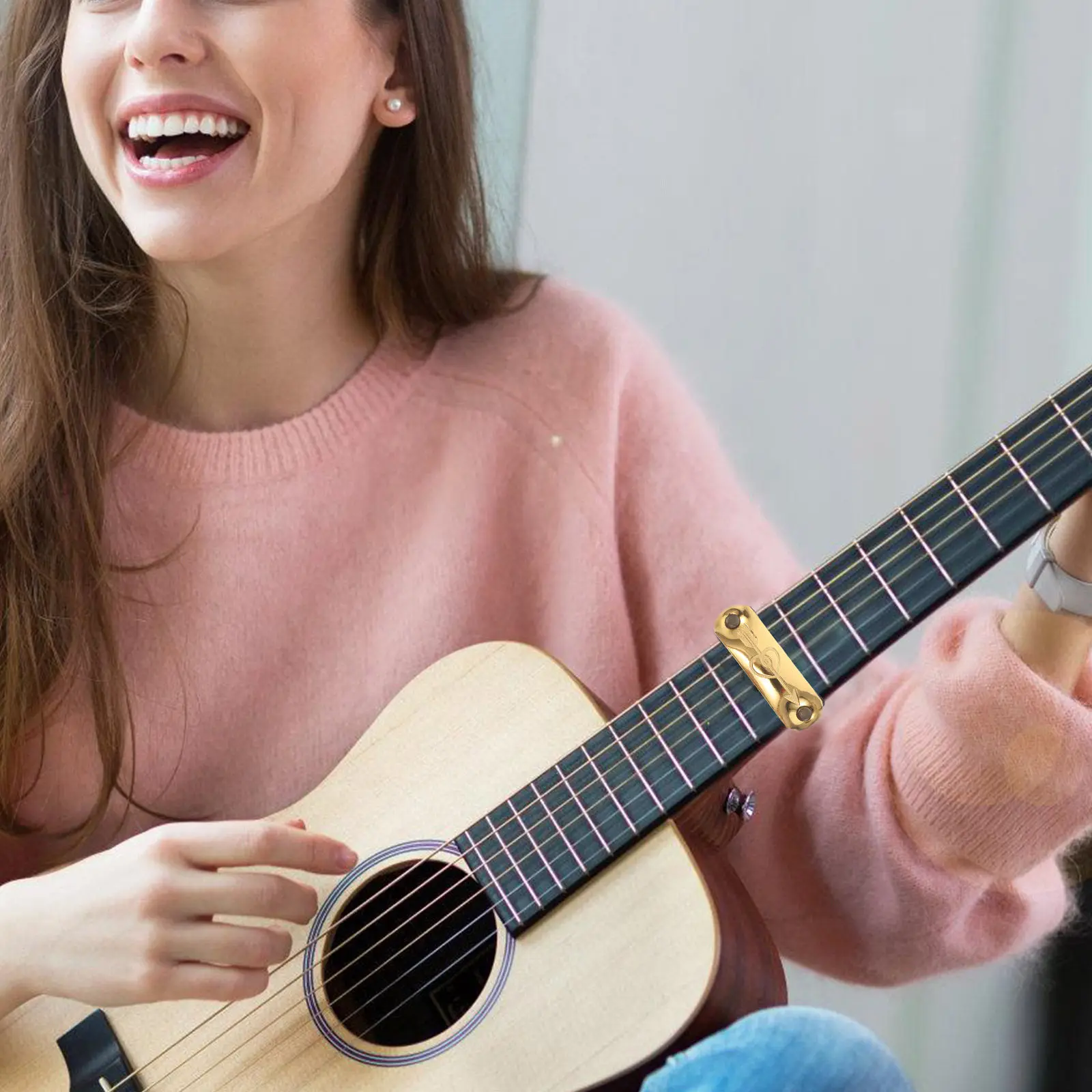 Guitar String Mute Dampener Elastic Fret String Wrap Adjustable Acoustic Electric Bass Quiet Practice Noise Reducer Beginner view 4