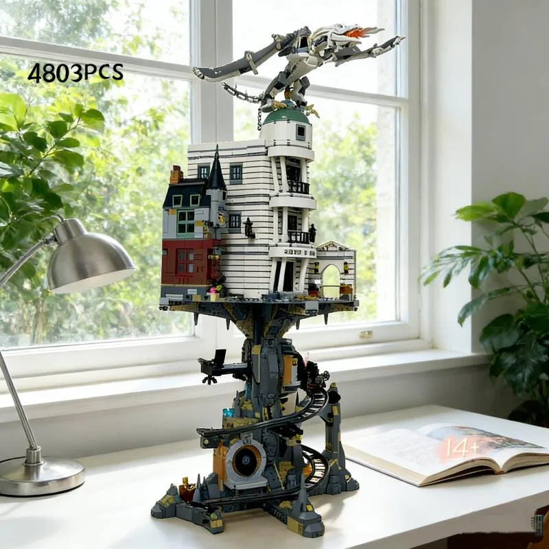 2026 New 4803PCS Good Sales Movie Collection Of Bank Building Models Toys For Home Decoration Christmas Birthday Festival Gifts