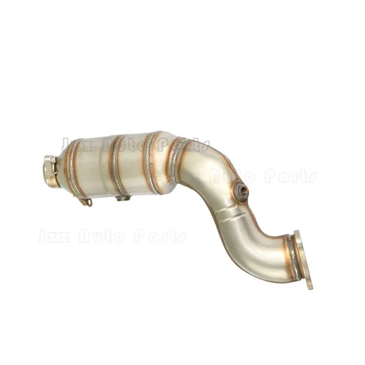 

Equipment Smart Library Exhaust System Downpipes Stainless Steel Outer Shell Two O2 Port Euro 4 Catalytic Converter Direct Fit W
