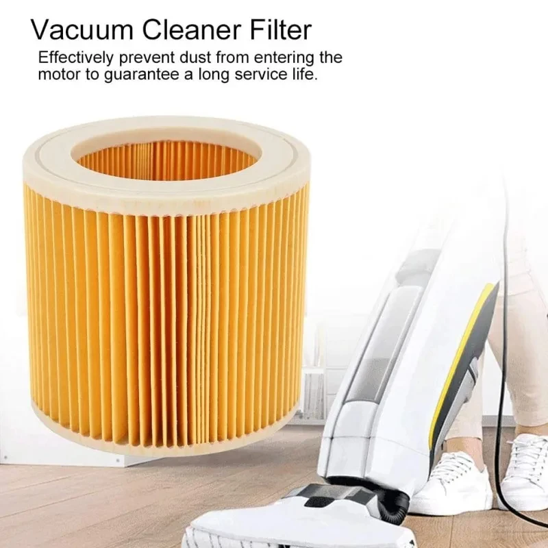 For Karcher WD WD2 WD3 Series Wet Dry Vacuum Cleaner Replace Parts Wet And Dry Vacuum Cleaner Cartridge Filter