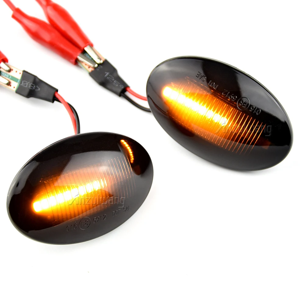 Flowing LED Turn Signal Blinker Side Marker Light For Ford Fiesta MK4 1995-2001 KA 1996-2008 Transit 1995 1996 1997 1998-2000 view 3