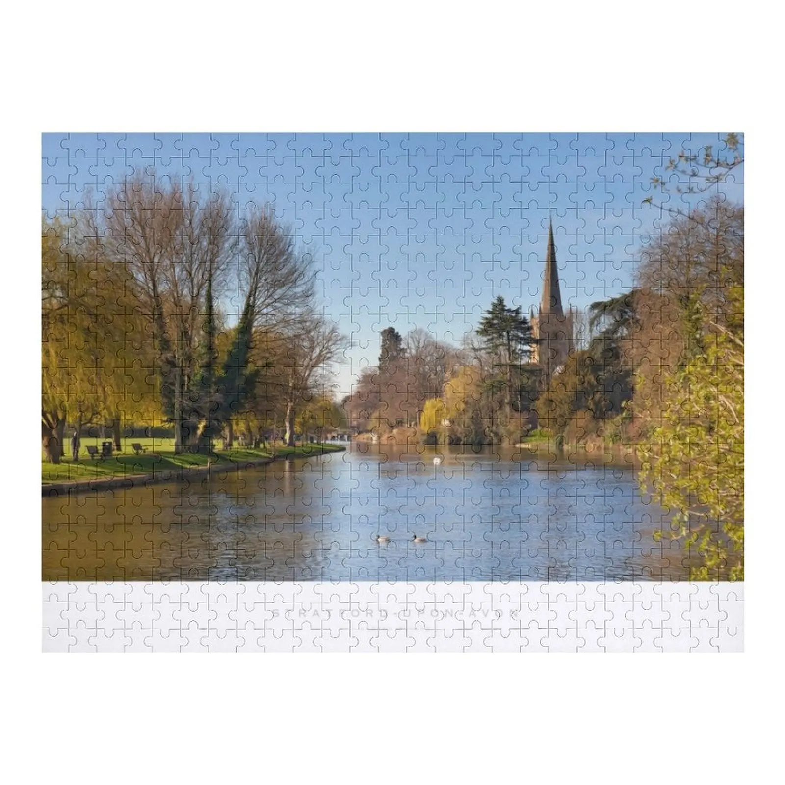 

Stratford-upon-Avon Jigsaw Puzzle Custom With Photo Photo Custom Puzzle