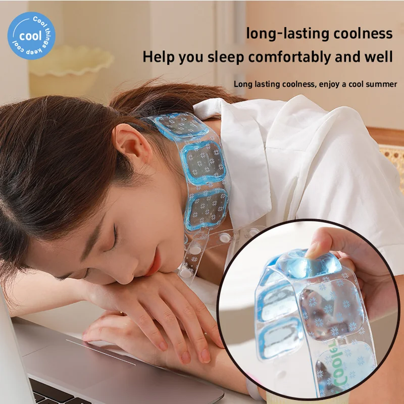 

18 °/28 ° Cooling Ring Suitable For Men & Women Portable Sport Neck Ring Collar Cooling Patch, Nordic Style For Office & Outdoor