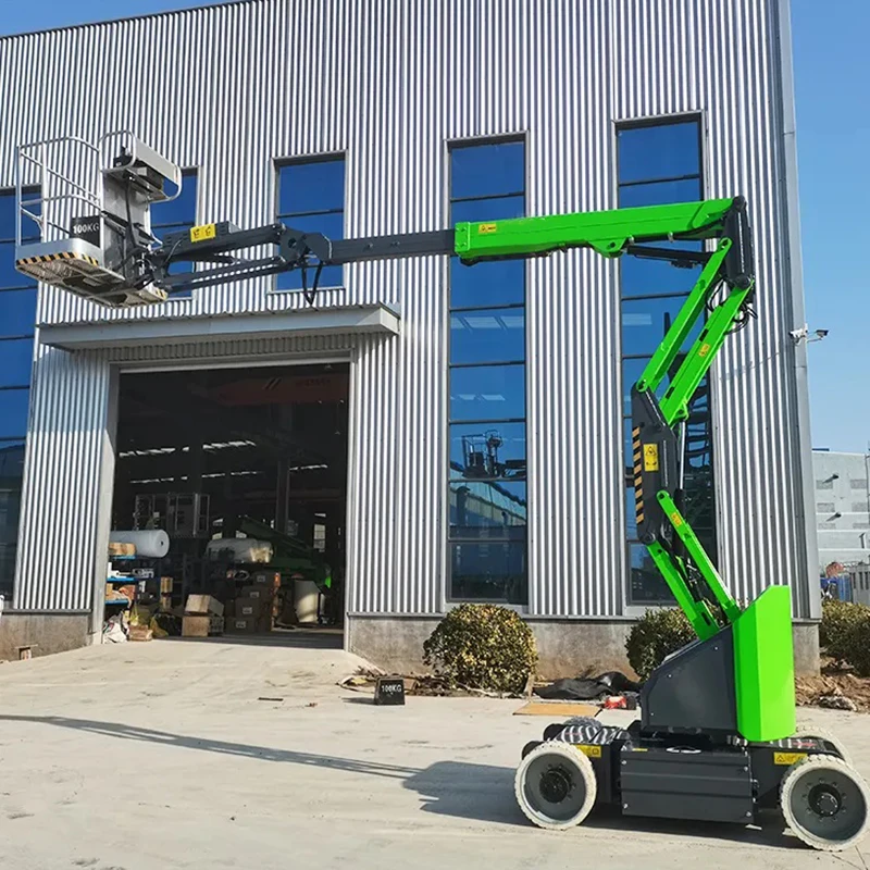 Smart Customized Articulated Boom Lift Hydraulic Telescopic Man Lift for High-rise Building Glass Cleaning & Repair