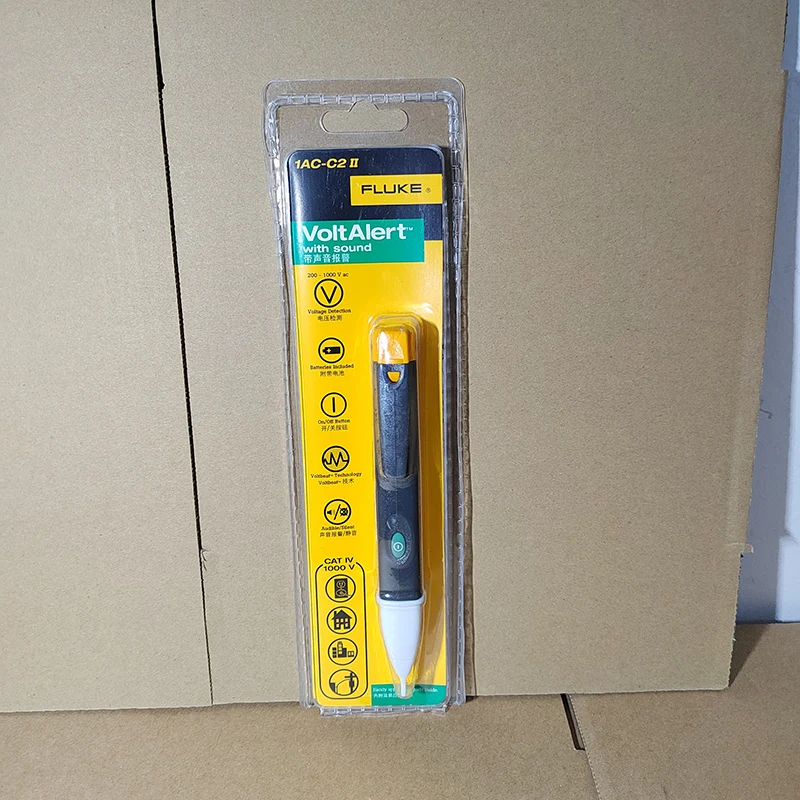 فلوك 1AC/2AC عدم الاتصال الجهد اختبار قلم رصاص VoltAlert™التيار المتناوب عدم الاتصال تستر فولت تنبيه عصا كاشف كهربائي القلم