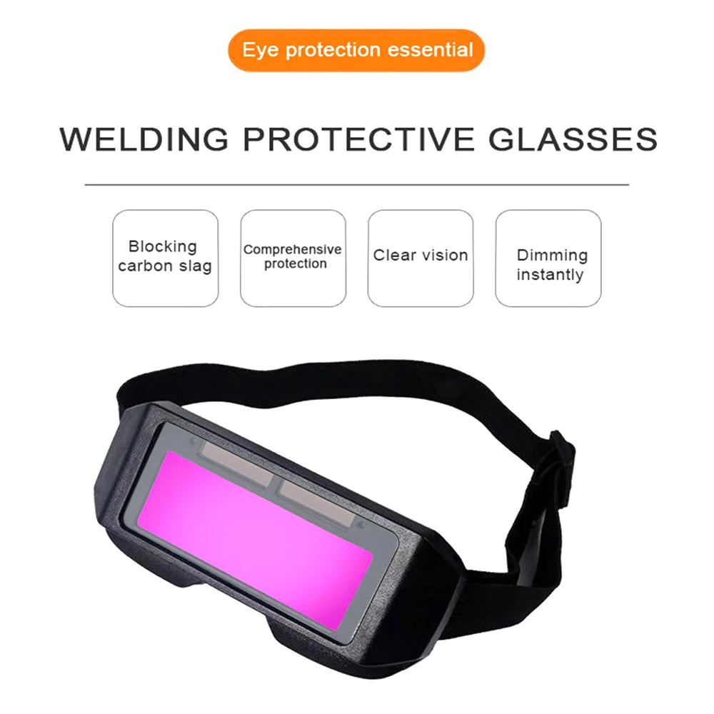 Automatic Dimming Welding Glasses Light Change Auto Darkening Anti-Eyes Shield Goggle for Welding Masks EyeGlasses Accessories