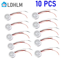 10pcs Pir Infrared Motion Automatic Light Sensor IR Detector Switch DC 9V-60V AC 110V 220V Human Body Induction Night Lamp