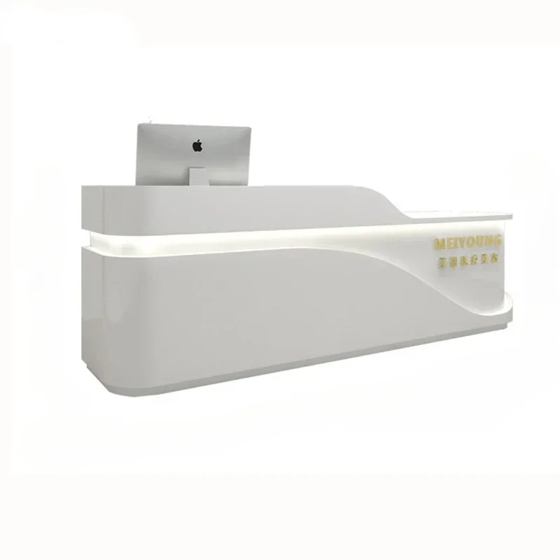 Office Desk Modern Home Office Beauty Salon Easy Assembly Sturdy Durable Premium Quality Stable Construction Heavy Duty