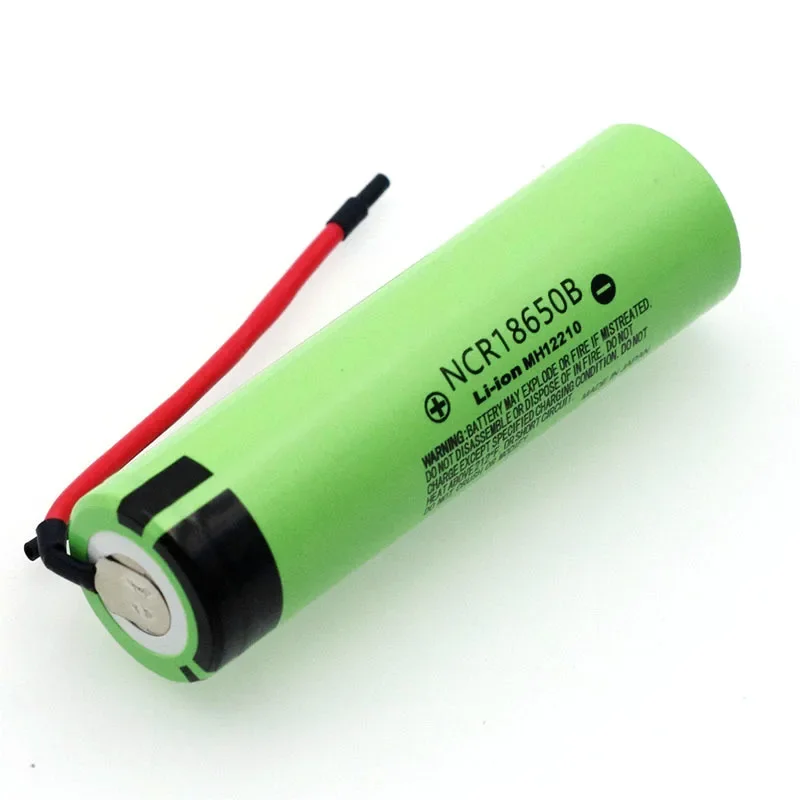 Liitokala-بطارية قابلة لإعادة الشحن للكشاف ، بطاريات مع كلوريد متعدد الفينيل ، نيكل تصنعه بنفسك ، جديد ، NCR18650B ، للي أمبير في الساعة ، * V