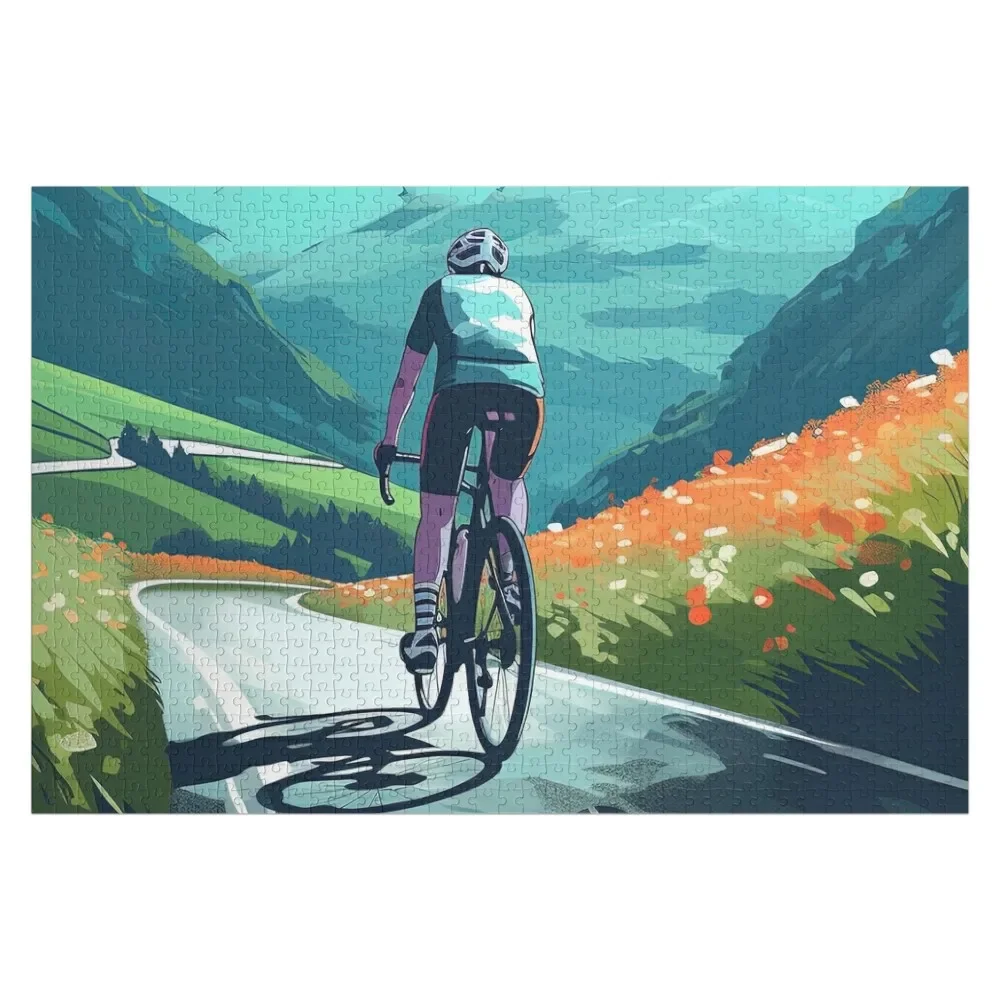

Bike Riding Jigsaw Puzzle Custom Child Gift Customized Photo Puzzle