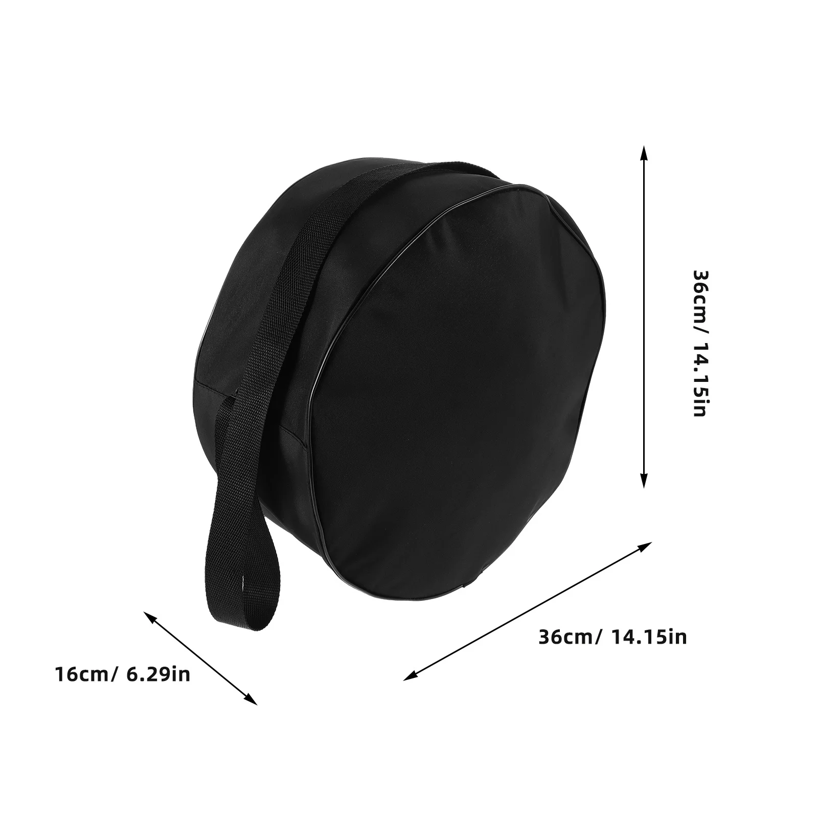 Lightweight Yoga Wheel Bag Portable Fitness Travel Case With Pockets Thickened Cushioning Moisture Resistant Durable Zipper For