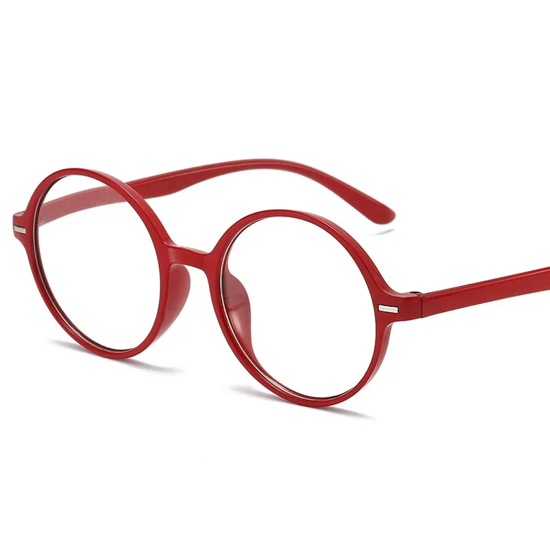 Reading Glasses Ultra Light and Retro Round Frame Fashion HD Presbyopia Glasses Anti Blue Light  Eyeglasses Women+1.0 To +4.0 image 4