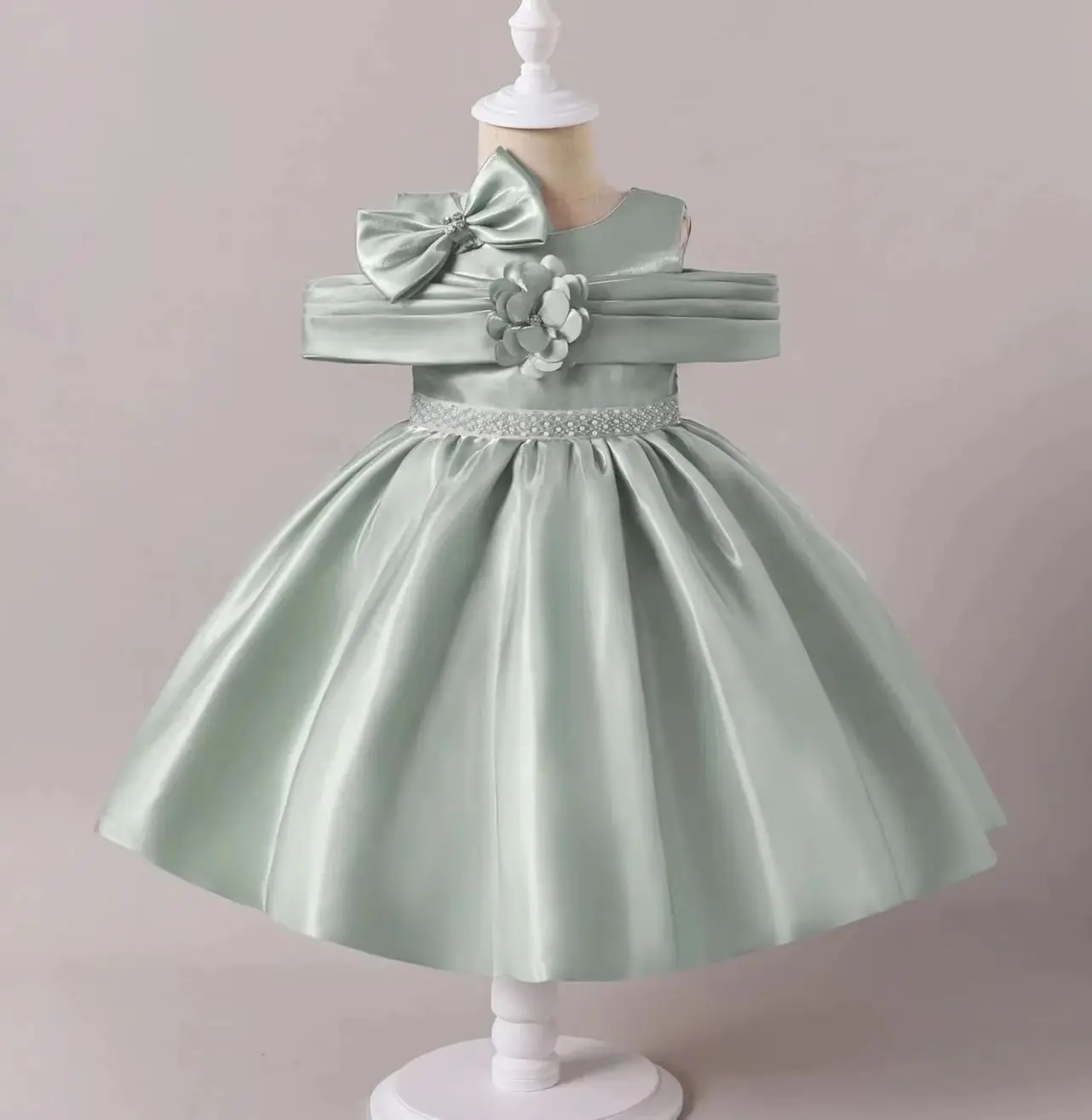 Elegant Kid Girl Evening Party Dress Girl Princess Dresses Child Clothes 2 to 9T Ball Gown