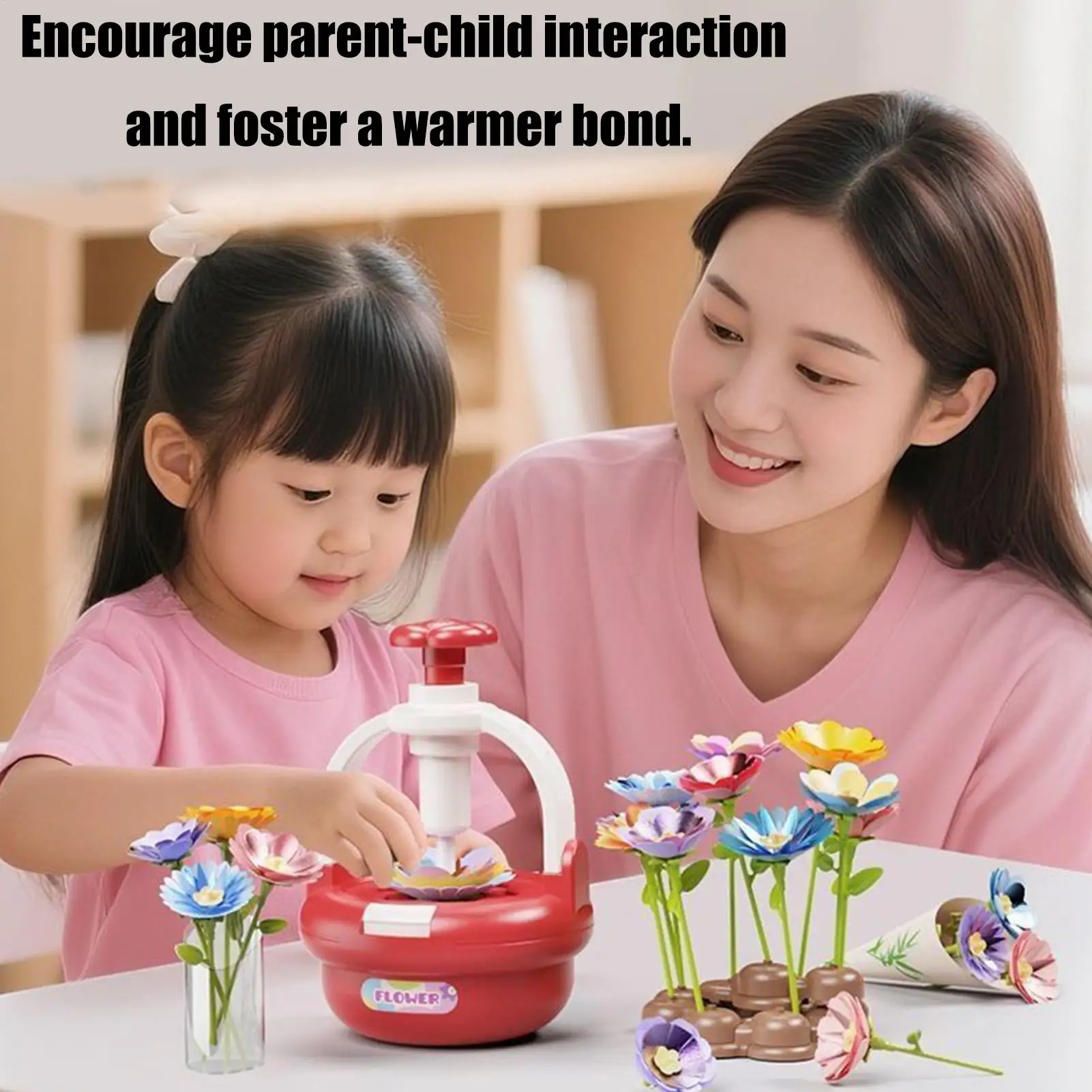 

Цветочная игрушка для рукоделия, цветочная игрушка ручной работы, набор цветочных украшений, образовательный для девочек в саду в возрасте от 4 до 12 лет, день рождения, свадьба