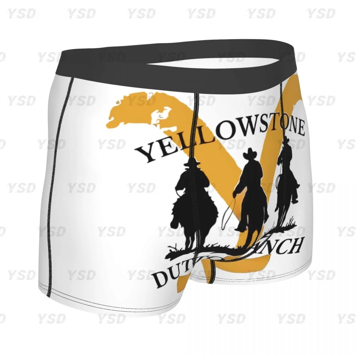 Cowboy Et De Yellowstone Dutton Ranch Man'scosy Boxer Briefs,3D printing Underwear, Highly Breathable Top Quality Gift Idea