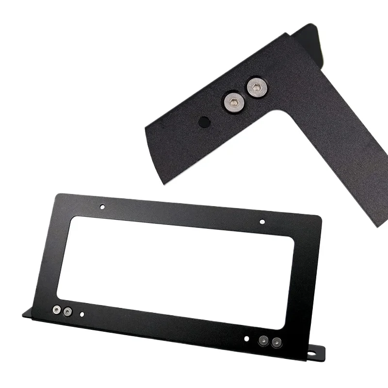 For Ford Bronco Off-Road Edition Aluminum Alloy Front US License Plate Rack Black 2021-2022