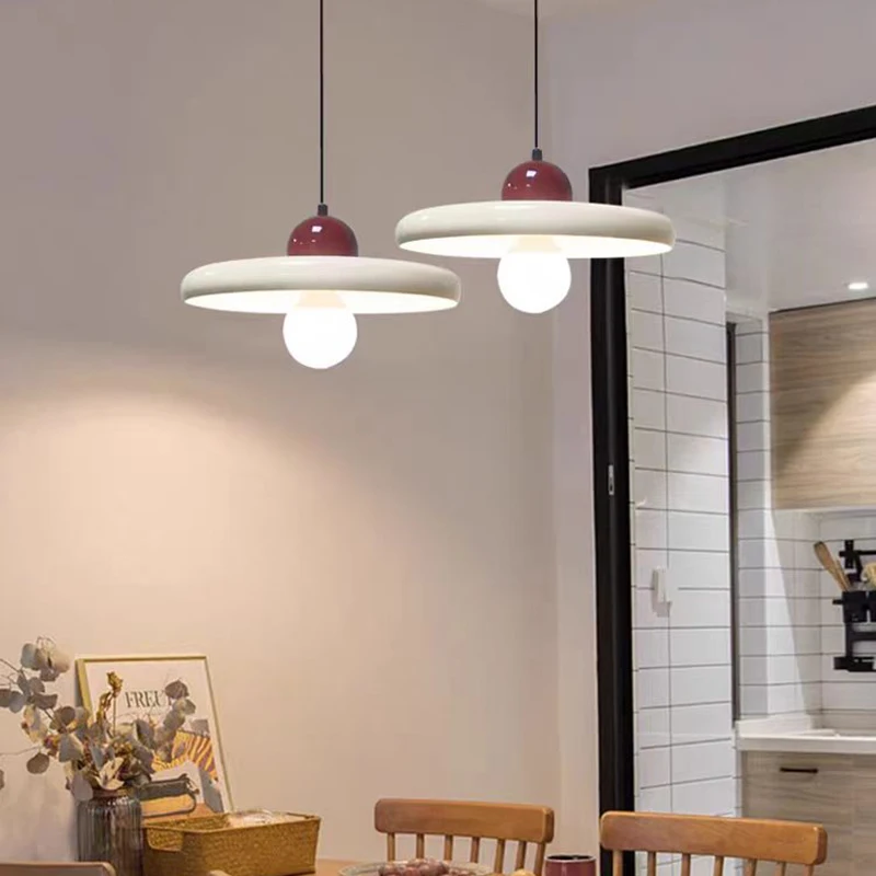 

French Modern Dining room Restaurant Living room Bedroom Minimalist Style Lighting Chandelier Macron Store Atmosphere Lamp E27
