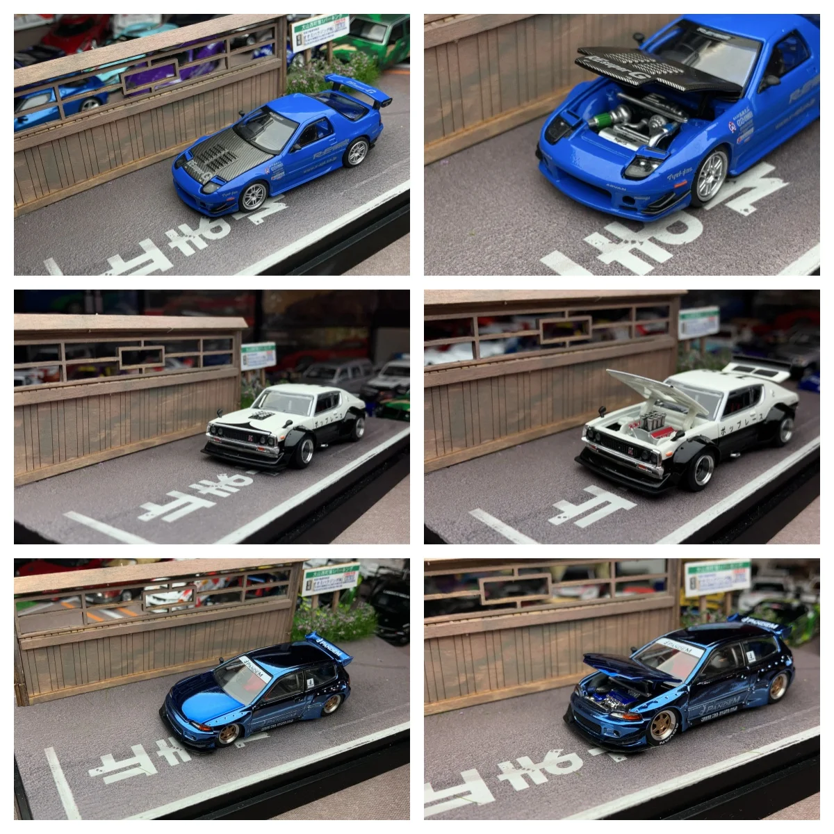 

Pop race 1:64 Lancer Evolution EVO IV Rally 1 Sport Skyline GTR V8 EG6 Golf GTI Mk2 Model Diecast Metal Car