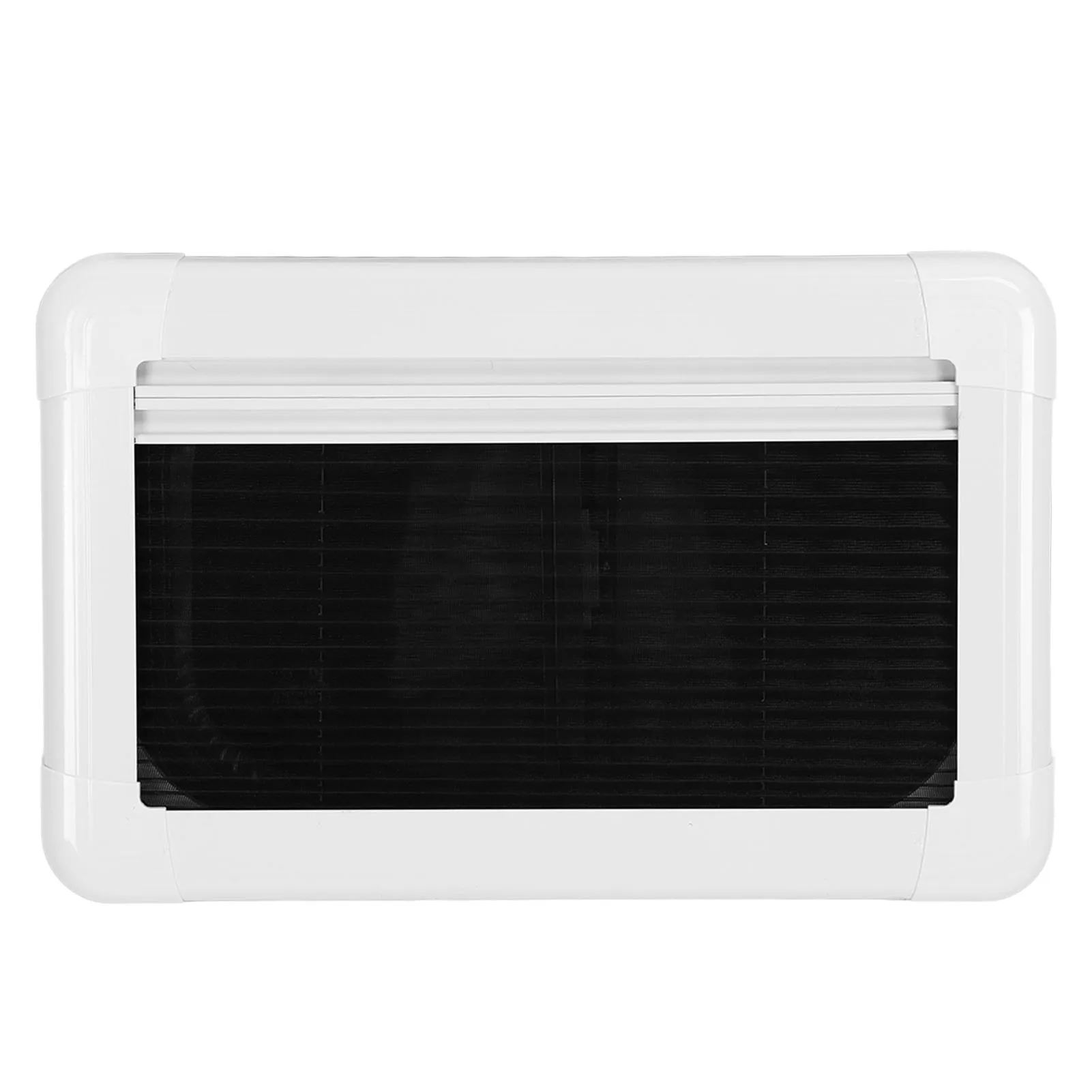 RV Camper External Push Window Rounded Corner RV  Push Pull  UV Resistant Black Powder Coating for Caravan Camper Trailer