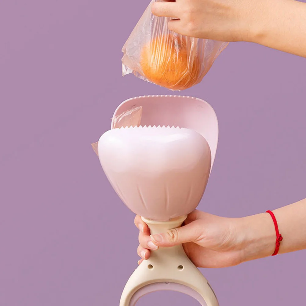 

Dog Poop Scoop Secure Design Comfortable Cleanup Multi Use for Pets Pine Cones Leaves Outdoor Cleaning Tool