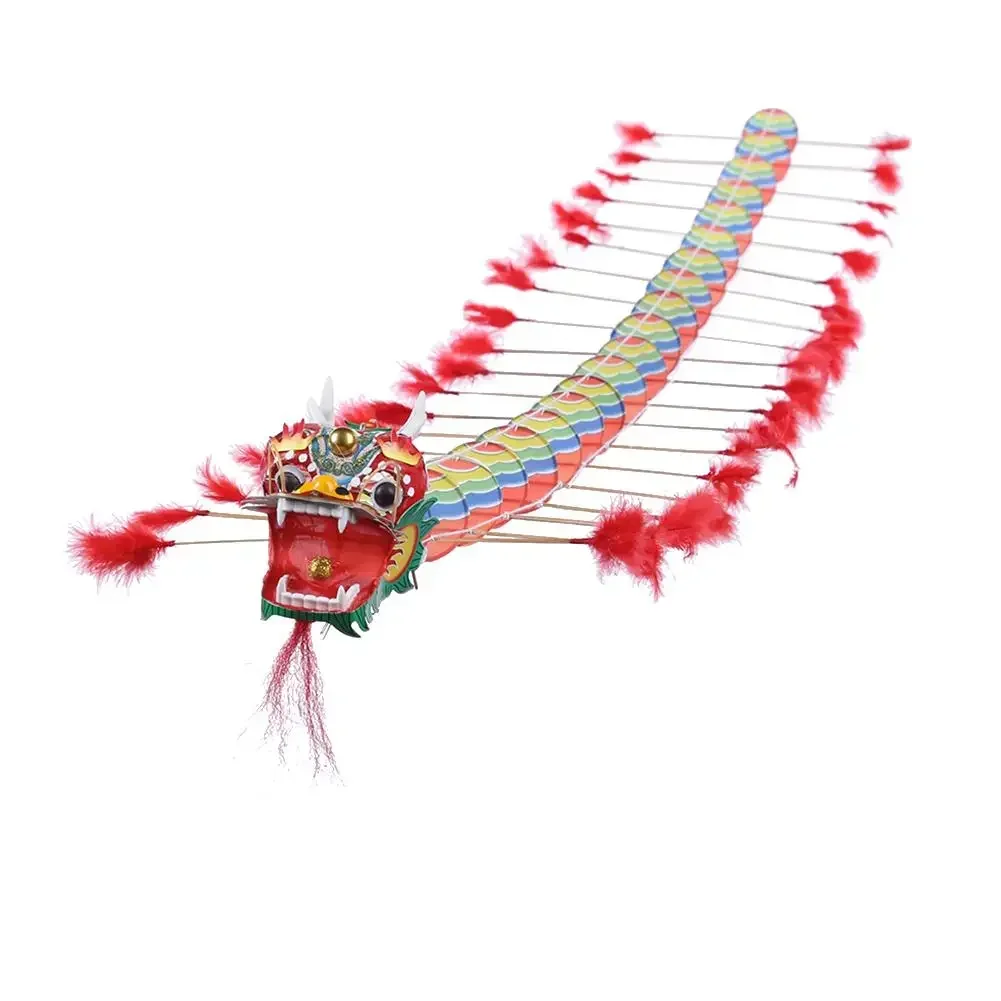 Chinese Traditional Dragon Kite Flying Plastic Foldable Outdoor Single Line Kite for Adults Sports Flying Toys for Children Gift