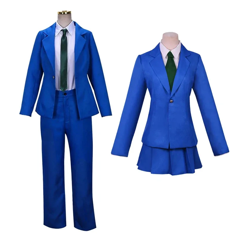 2025 이이애니메 쿠도 신이치 코스프레 의상 모리 란 변장 풀세트 유니폼 성인용 할로윈 카니발 파티 의상