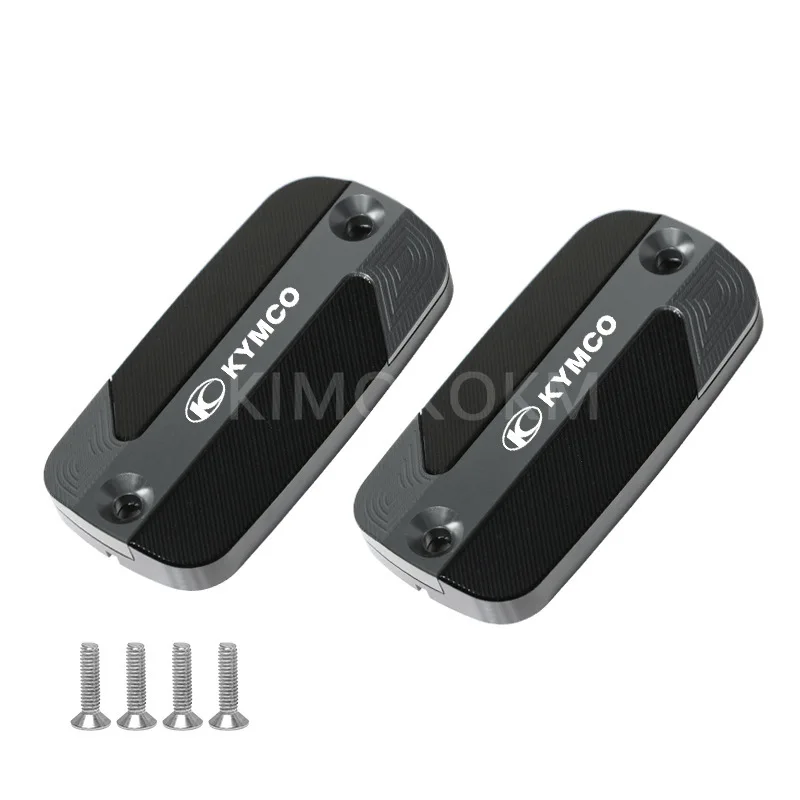 For KYMCO DownTown 125 200 300i 350i XCITING 250 300 350 400 500 Motorcycles Front Brake Reservoir Fluid Tank Cover Oil Cup Cap view 3
