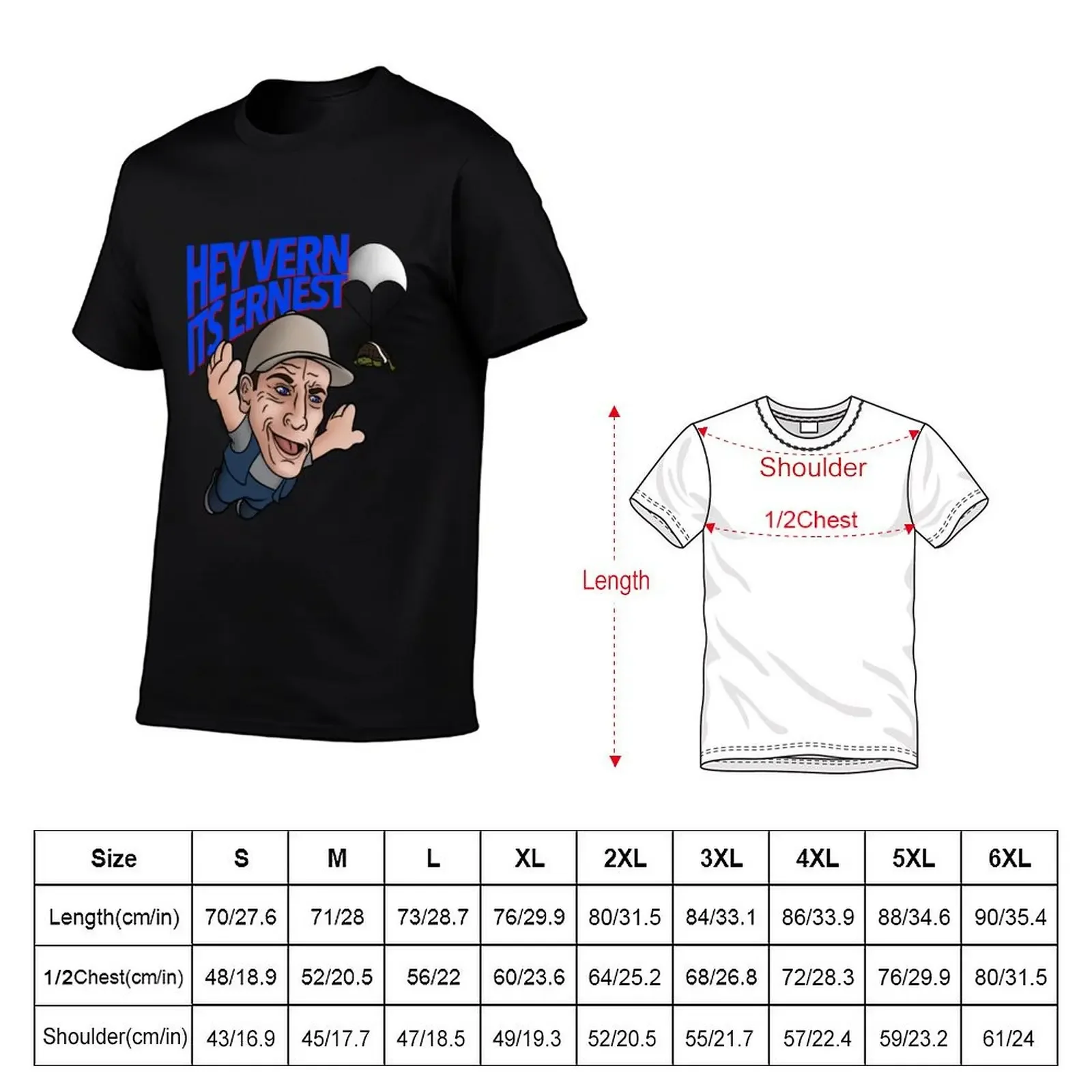 Hey Vern it’s Ernest T-Shirt summer tops korean fashion mens big and tall t shirts