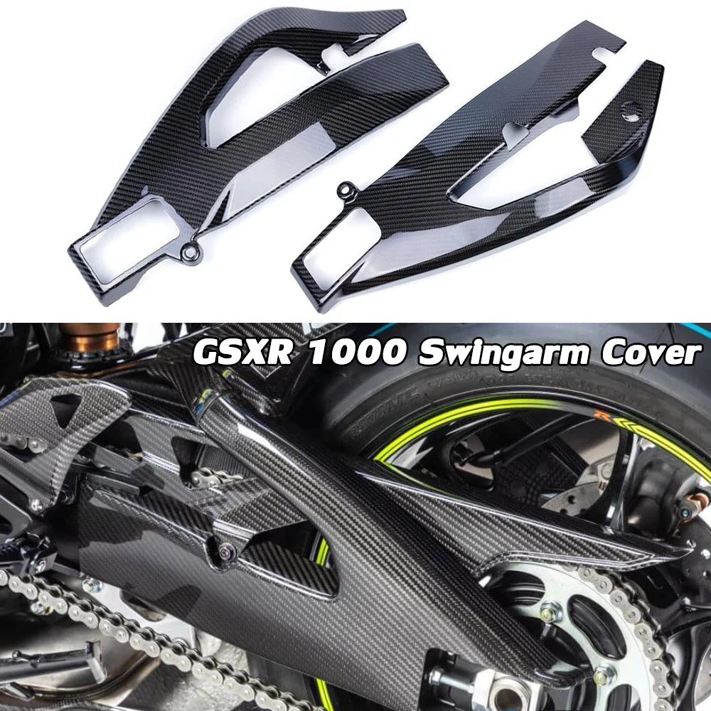 

Motorcycle Carbon Fiber Swingarm Cover Fairing Swing Arm Protector For Suzuki GSXR1000 GSX-R GSXR 1000 L7 2017 18 2019 2020 2021