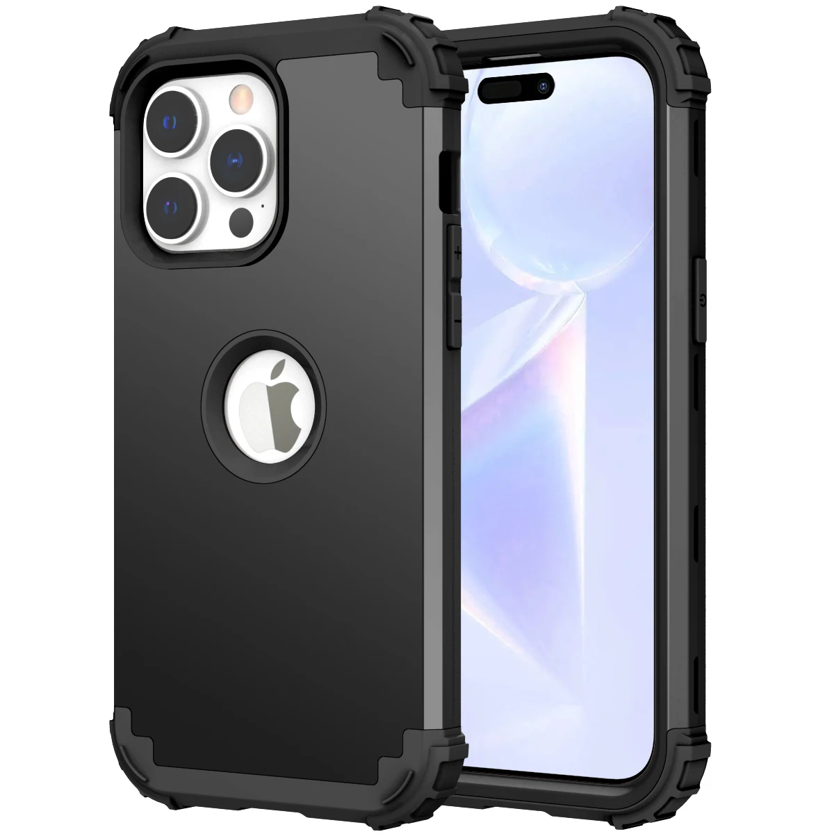 Fit iPhone 16 Pro Max 6.9 Inch phone Case Heavy Duty Sturdy Armor High Impact Shockproof Protective Case For iPhone 16 Pro 6.3