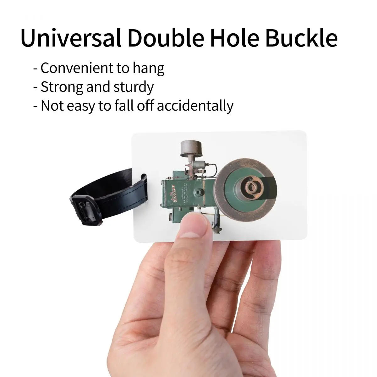 Etykiety do bagażu Lister D, akcesoria do walizek, identyfikator bagażu podróżnego, zawieszka na bagaż, etykieta z imieniem, nazwiskiem i adresem.