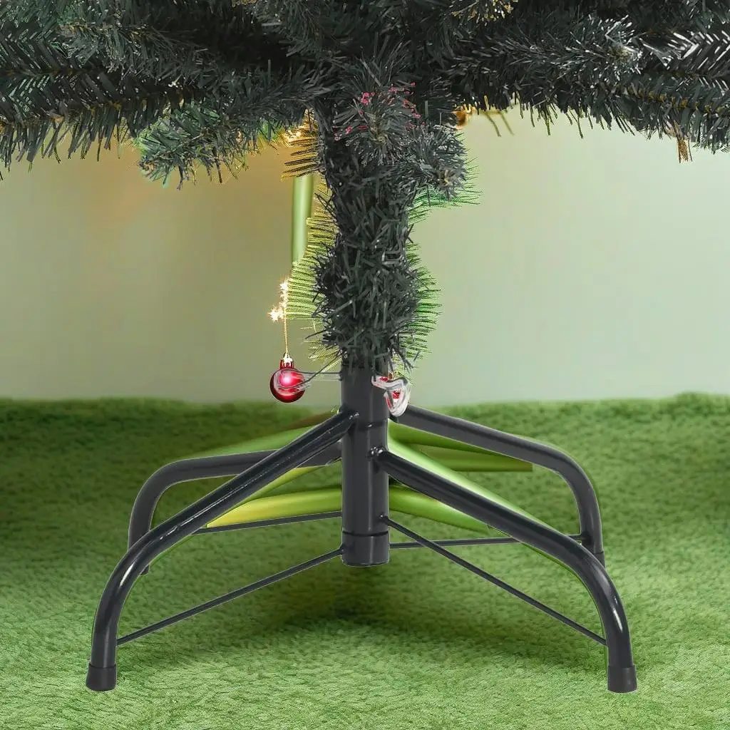 

4ft Artificial Slim Christmas Tree with Stand - Green PVC Holiday Decoration