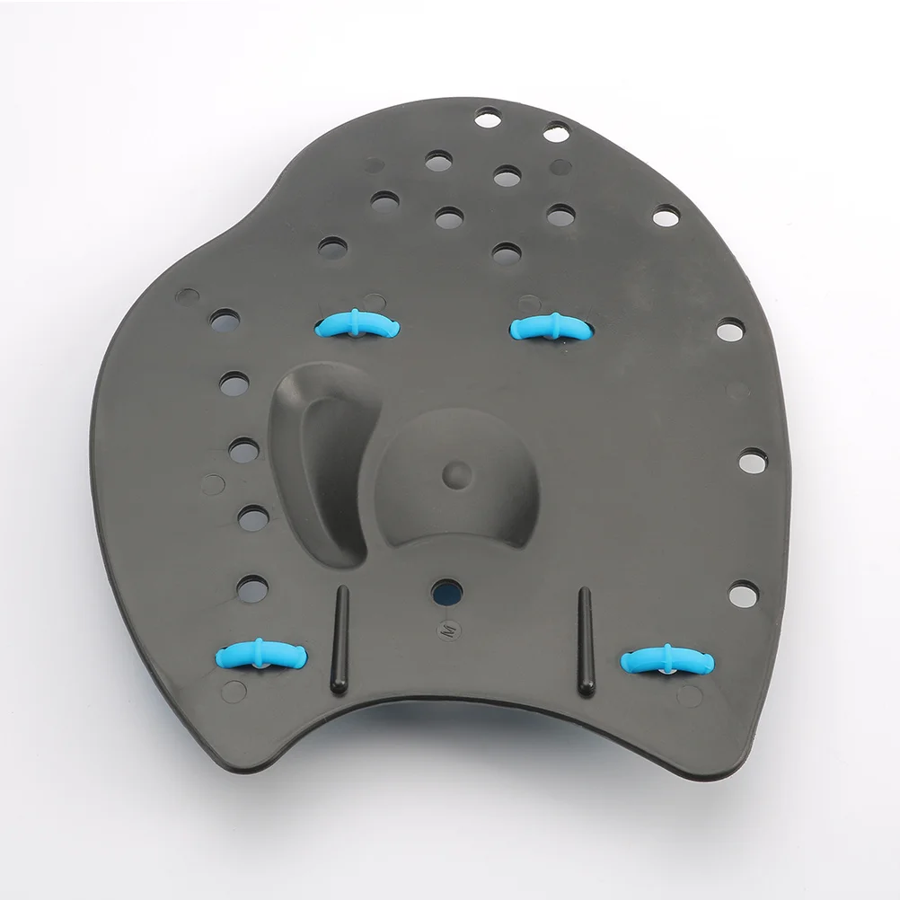 

1 Pair Swim Blue For Adults Training Premium Pp Silicone Waterproof Hand Swimming Stroke Correction Swim Paddles Swimming