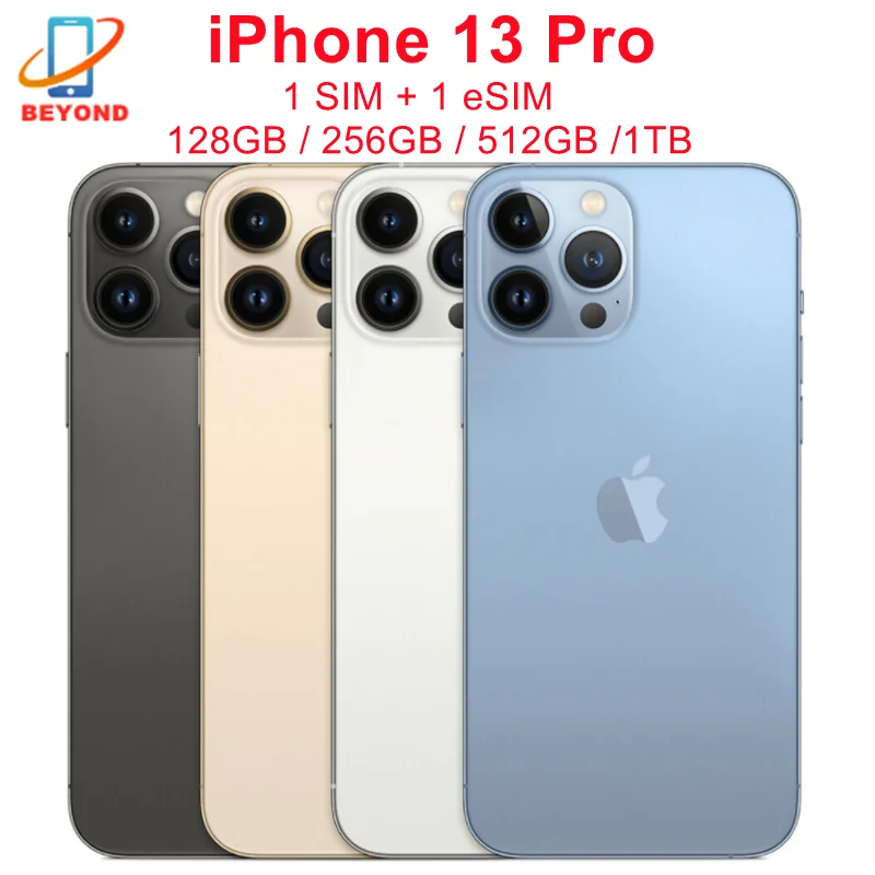 Apple iPhone 13 Pro 13pro 128/256/512GB/1TB ROM 6GB RAM 6.1 Apple iPhone 13 Pro 13pro 128/256/512GB/1TB ROM 6GB RAM 6.1