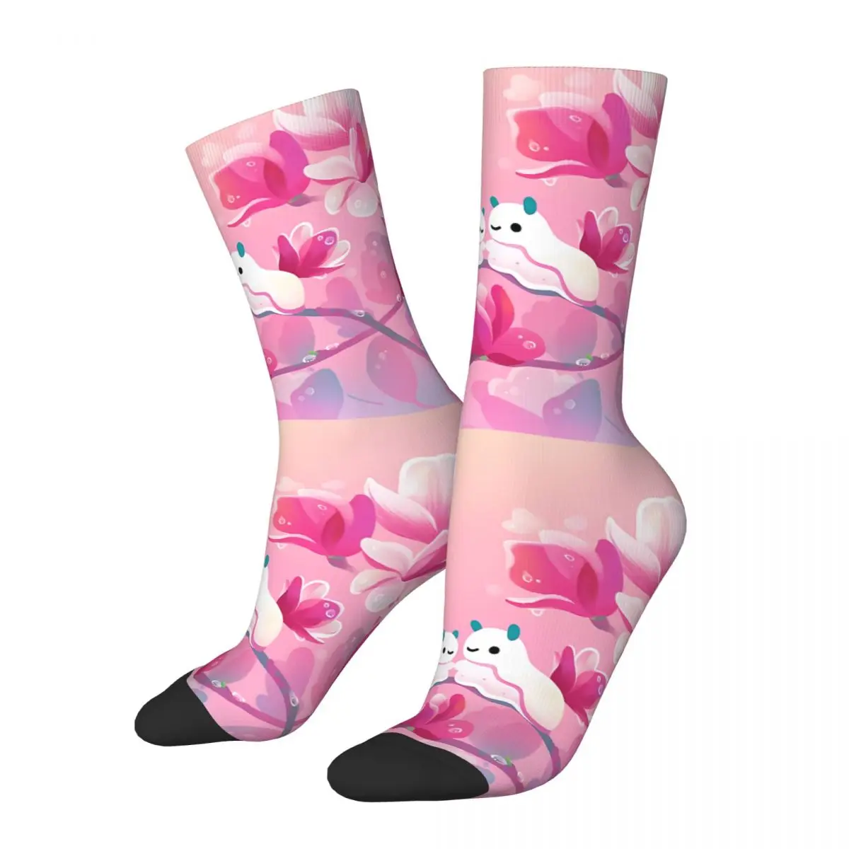 Magnolia Sea Slug Sock Printed Man Polyester