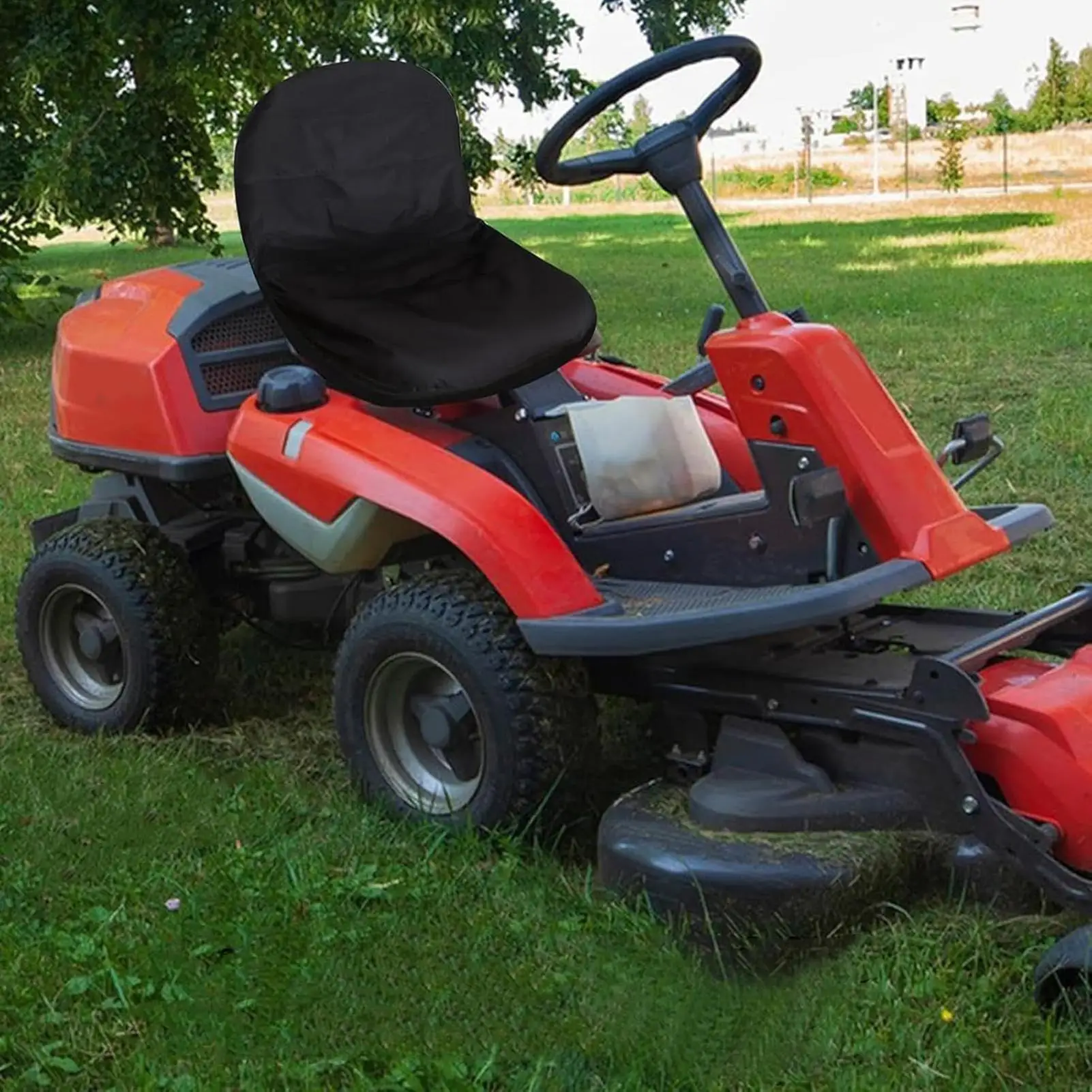 Tractor Seat Cover Waterproof Tractor Accessories Cushion Protector Lawn Mower Seat Cover Replacements For Outdoor Farm Yard
