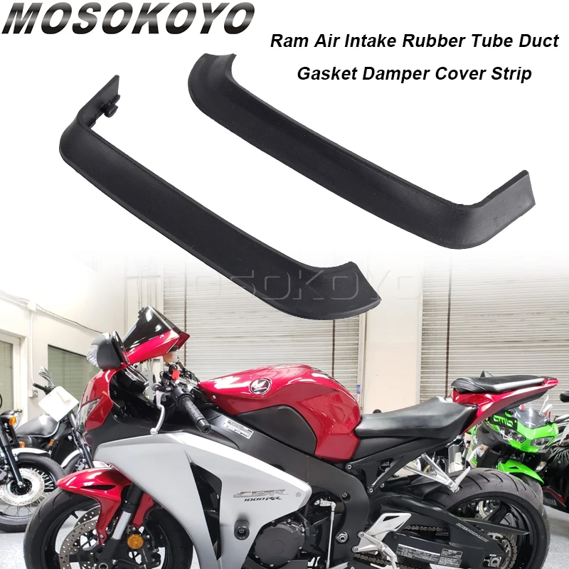 

Motorcycle Ram Air Intake Cover Rubber Tube Duct Seal Strips Cover For Honda CBR1000RR CBR 1000RR CBR1000 RR 2008 2009 2010 2011