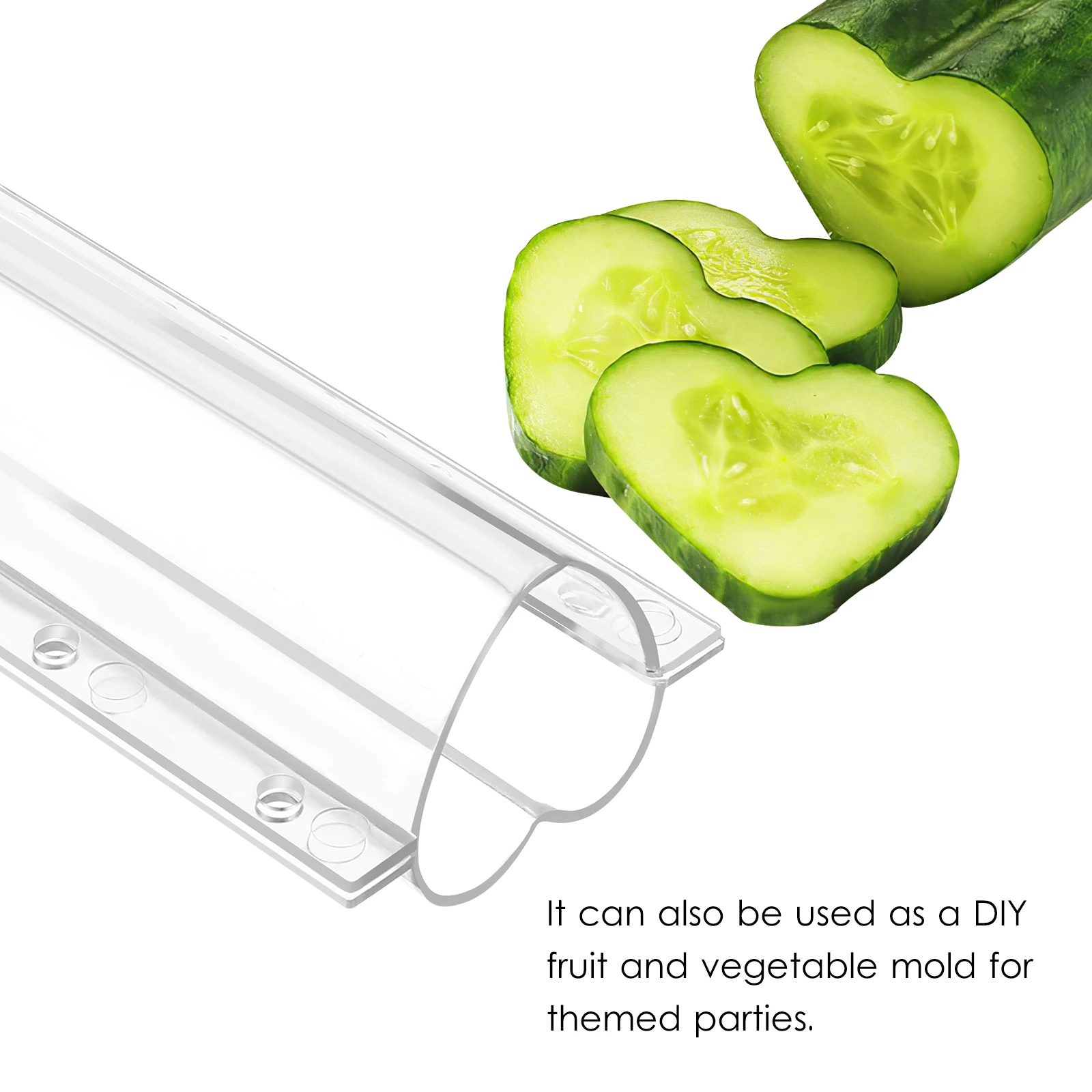

4pcs Vegetable Fruit Molds Shaping Tools for Cucumbers Garden Yard Plastic Safe Material Growth Mold Planting Accessories