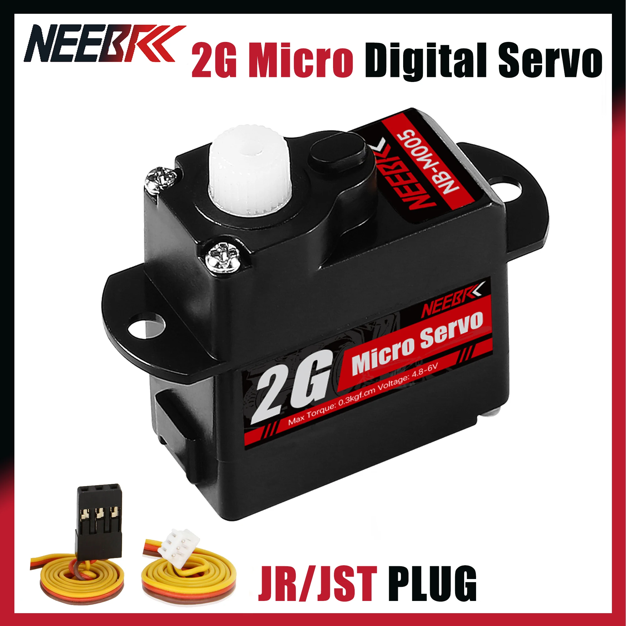DSPOWER 2g Mini Digital Servo Coreless มอเตอร์เกียร์พลาสติก JR/JST ปลั๊กสําหรับ 1/24 RC รถเฮลิคอปเตอร์เรือเครื่องบินหุ่นยนต์ Part