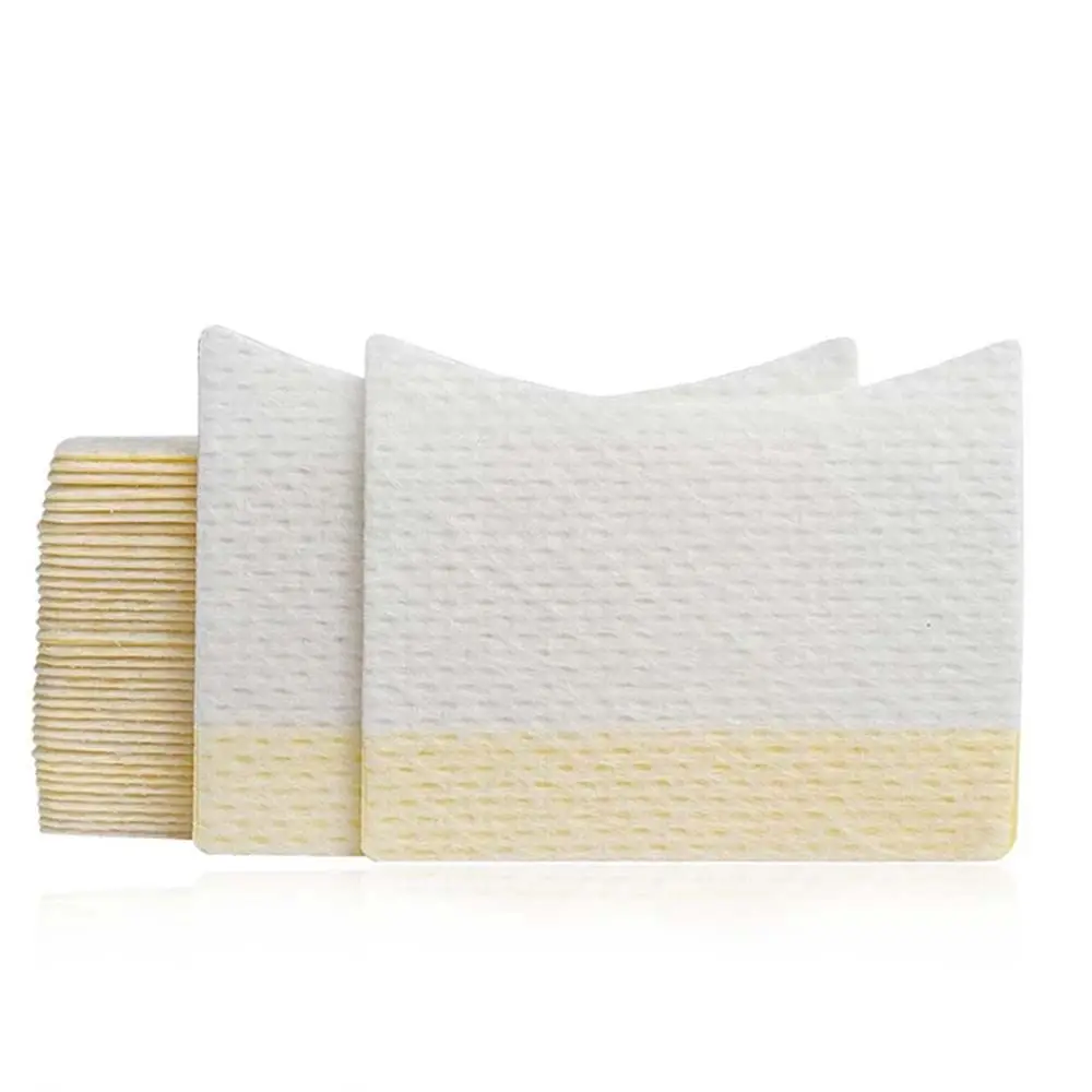 Lingettes en coton sous les yeux, dissolvant de colle pour faux cils, tampons pour enlever les cils, patchs d'extension de cils, greffage autocollant pour cils